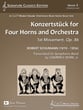 Konzertstuck for Four Horns and Orchestra Concert Band sheet music cover